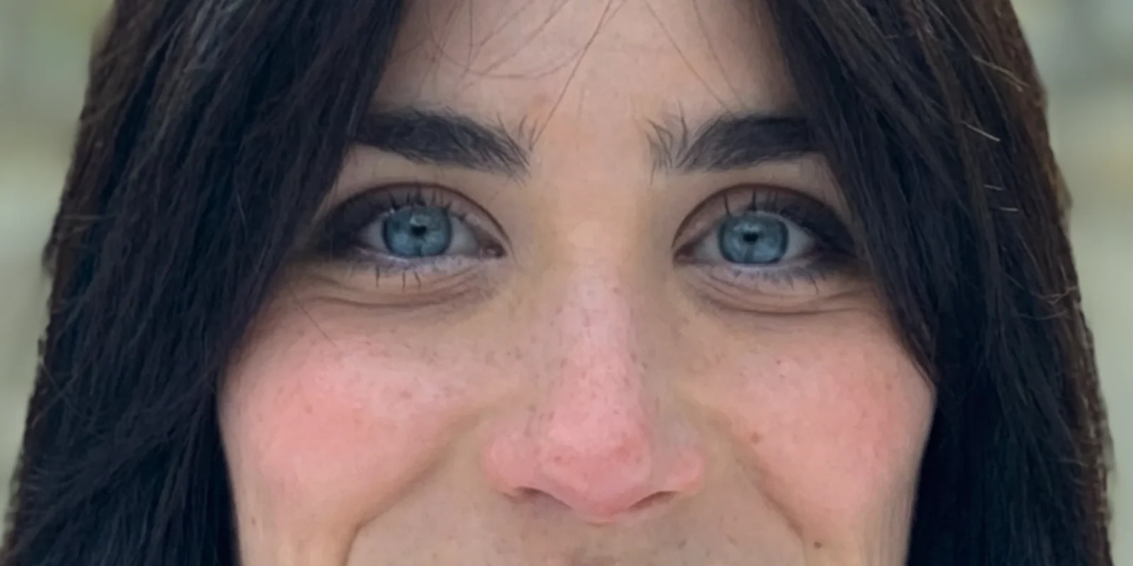 Primo piano dello sguardo di Maria Mazzucato